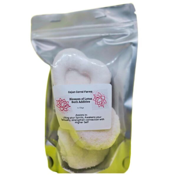 Goat Milk BathFizzy Soak DeLux - Blossom of Lotus 5 bath disks