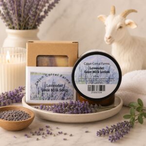 Lavender Goat Milk Soap & Lotion Bundle