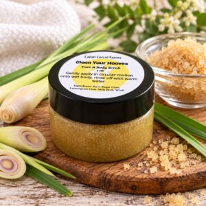 Clean Your Hooves Goat Milk Sugar Scrub – 1 oz