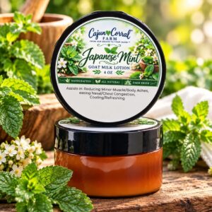 Japanese Mint Goat Milk Lotion 4 oz
