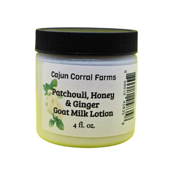 Patchouli and Ginger Goat Milk Lotion 4 oz