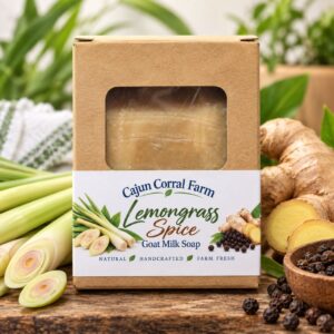Lemongrass Spice Goat Milk Soap – 4 oz