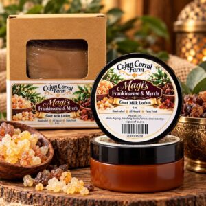 Magi’s Frankincense & Myrrh Goat Milk Soap and Lotion Bundle