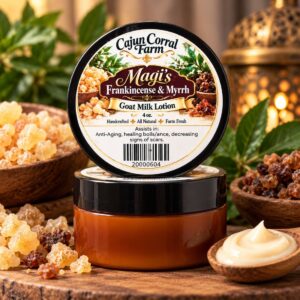 Frankincense & Myrrh Goat Milk Lotion – 4 oz