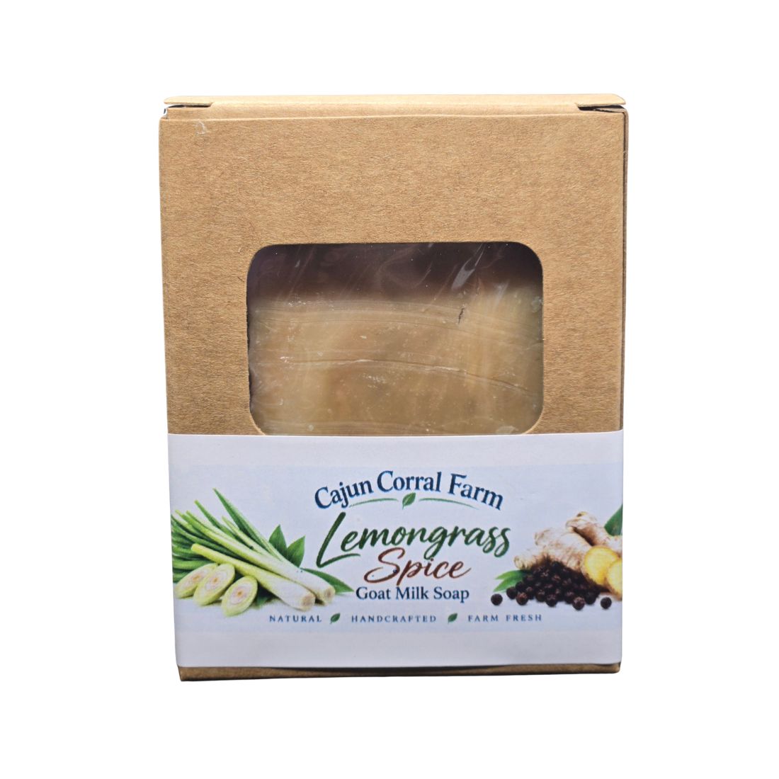 Lemongrass Spice Goat Milk Soap – 4 oz - Image 4