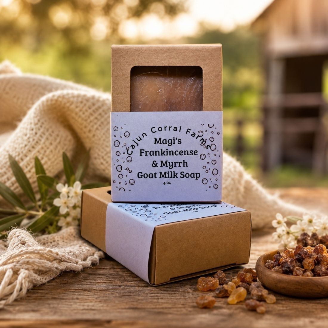 Magi’s Frankincense & Myrrh Goat Milk Soap
