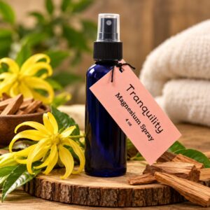 Tranquility Magnesium Spray – Sandalwood & Ylang Ylang | 4 oz