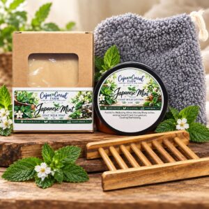 Udderly Luxurious Japanese Mint Gift Set