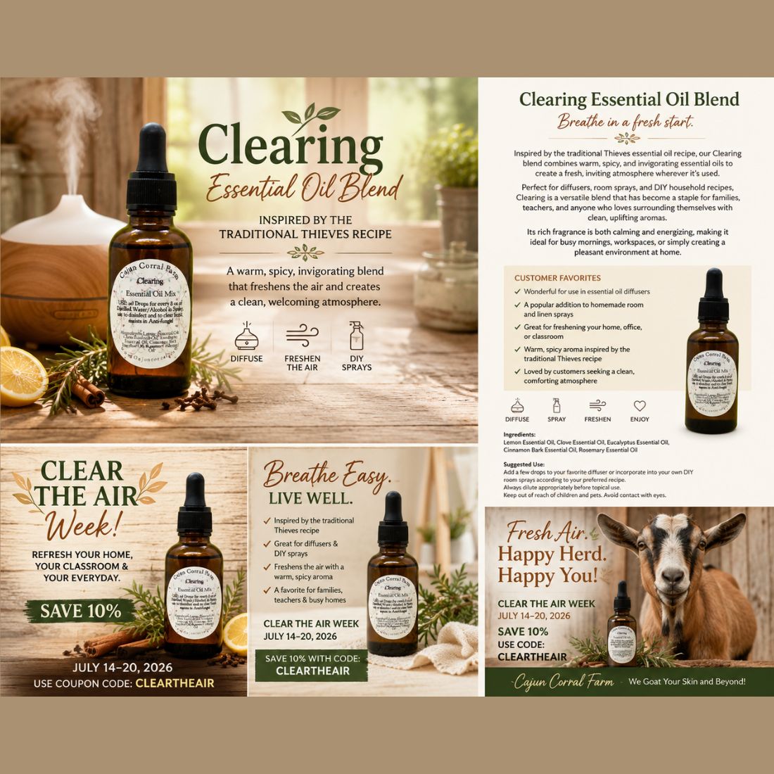 Clearing Essential Oil Mix 1 oz - Image 2