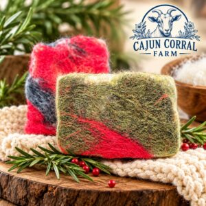 Goatkin Felted Goat Milk Soap Collection – 2 oz